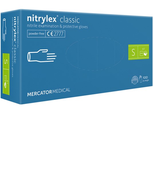 guanti monouso in nitrile Mercator Nytrilex Classic guanti monouso in nitrile Mercator Nytrilex Classic