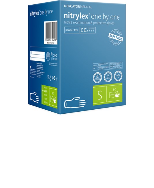guanti monouso in nitrile senza polvere  Nytrilex One by One guanti monouso in nitrile senza polvere  Nytrilex One by One
