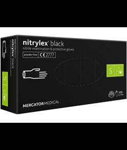 guanti in nitrile monouso Mercator Nytrilex Black