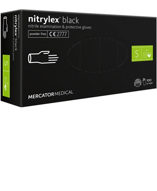 guanti in nitrile monouso Mercator Nytrilex Black guanti in nitrile monouso Mercator Nytrilex Black