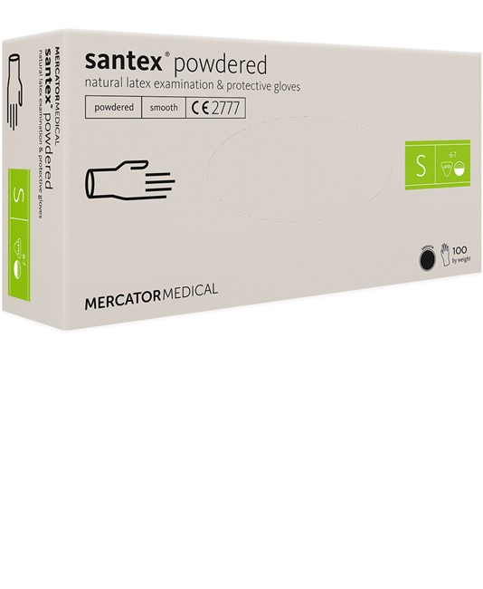 guanti in lattice  Santex powdered guanti in lattice  Santex powdered