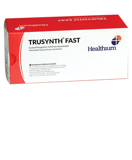 Sutura ad assorbimento rapido calibro 6/0  Trusynth fast Sutura ad assorbimento rapido calibro 6/0  Trusynth fast
