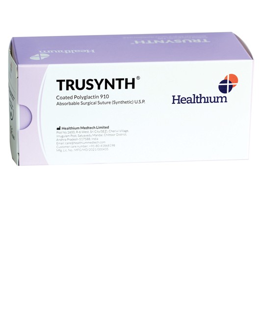 Sutura chirurgica rivestita arrotondato  Trusynth Sutura chirurgica rivestita arrotondato  Trusynth