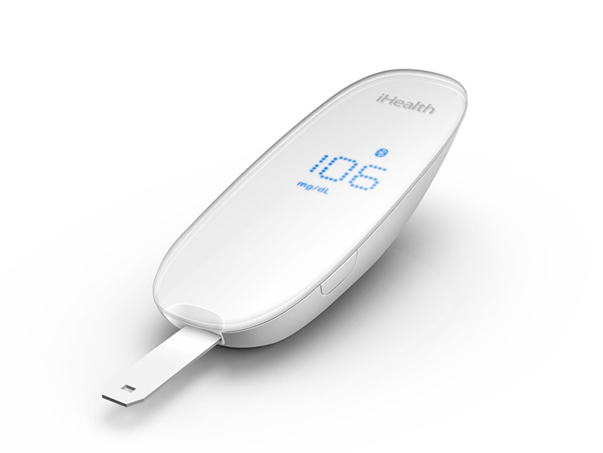 Kit glucometro  iHEALTH GLUCO BG5s SMART