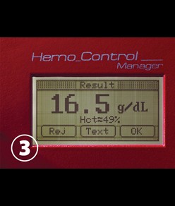 Misuratore dell'emoglobina e dell'ematocrito  HEMO CONTROL