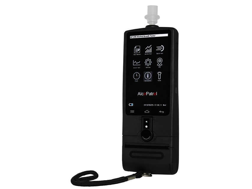 Etilometro professionale con ricalibrazione facile e stampante  AP338