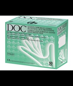 guanti chirurgici sterili in lattice