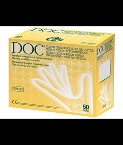 guanti chirurgici sterili in latte