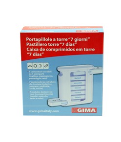 Portapillole a torre '7 giorni' Portapillole a torre '7 giorni'