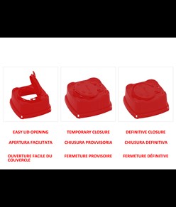 Contenitore rifiuti taglienti 22l  Linea CS Plus