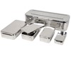 SCATOLA ACCIAIO INOX 20x10x6 cm