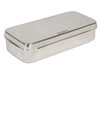 SCATOLA ACCIAIO INOX 18x8x4 cm