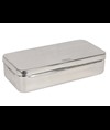 SCATOLA ACCIAIO INOX 25x12x6 cm