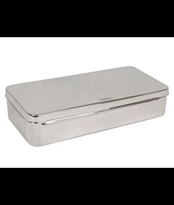 SCATOLA ACCIAIO INOX 30x15x6 cm