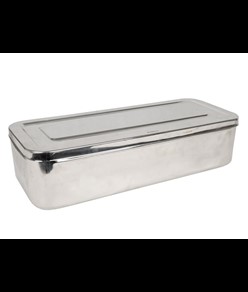 SCATOLA ACCIAIO INOX 50x20x10 cm