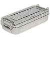 SCATOLA INOX 18x8x4cm - con manici