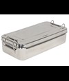 SCATOLA INOX 25x12,5x4,6cm - con manici