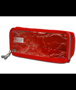 BORSETTA E4 - rettangolare lunga - rossa