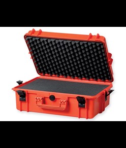 GIMA CASE 500 con inserti spugna - arancione