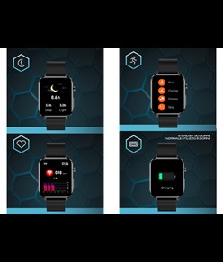Smartwatch con 11 parametri quadrato