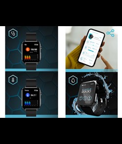 Smartwatch con 11 parametri quadrato