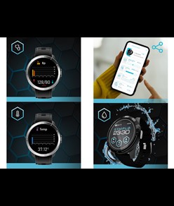 Smartwatch con 11 parametri rotondo