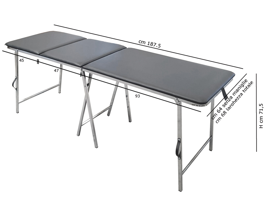 Lettino a valigia