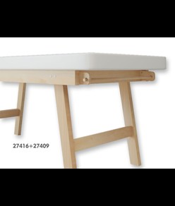 Lettino da visita in legno