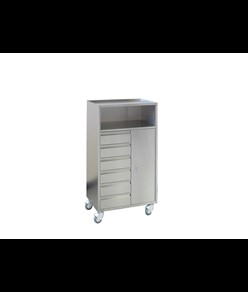 Carrello anestesia inox