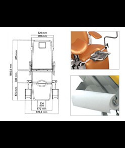 Poltrona ginecologica professionale