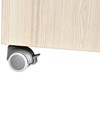 COMODINO con cassetto - beige striato