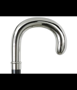 Bastone in legno con manico in metallo  Leonardo