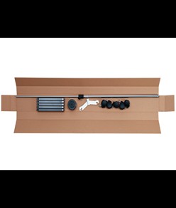 Asta flebo verniciata a polveri