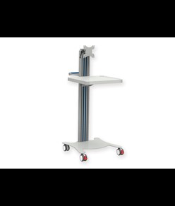 CARRELLO SUPER EASY - con ripiano e supp. monitor