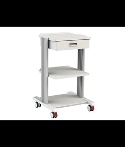 CARRELLO SMART - 2 ripiani 40x36 cm + base + cassetto