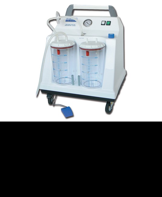 ASPIRATORE TOBI HOSPITAL - 2 vasi da 4 litri + pedale