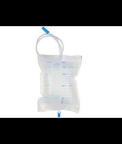 Sacca urine 2000 cc con valvola antireflusso