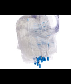 Sacca urine 2000 cc con valvola antireflusso