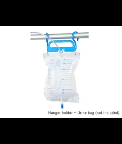 Gancio per sacca urina