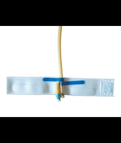 Sistema di fissaggio 3 in 1 per fissare sacche urina, tubi o cateteri