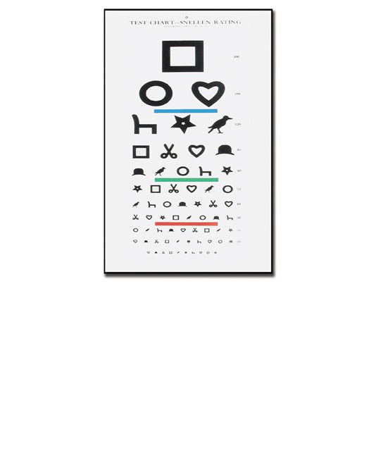 Tavola optometrica Ewing Tavola optometrica Ewing