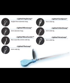 ASSORTIMENTO CURETTE AURICOLARI ILLUMINATE