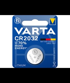 BATTERIA LITIO BOTTONE VARTA 2032
