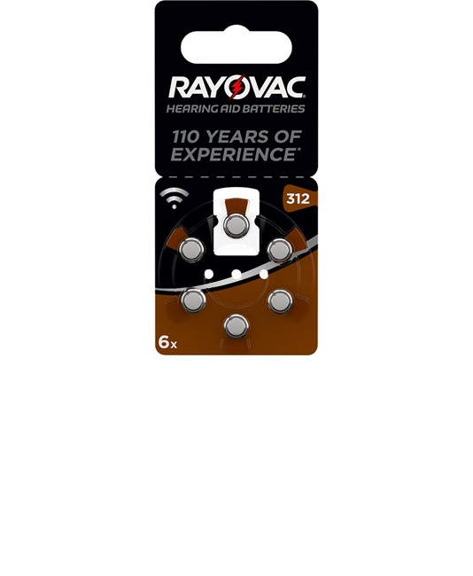 BATTERIE ACUSTICA RAYOVAC 312