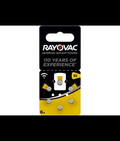 BATTERIE ACUSTICA RAYOVAC 10