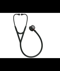 LITTMANN CARDIOLOGY IV - 6200 - nero - finiture nere / conn. rosso