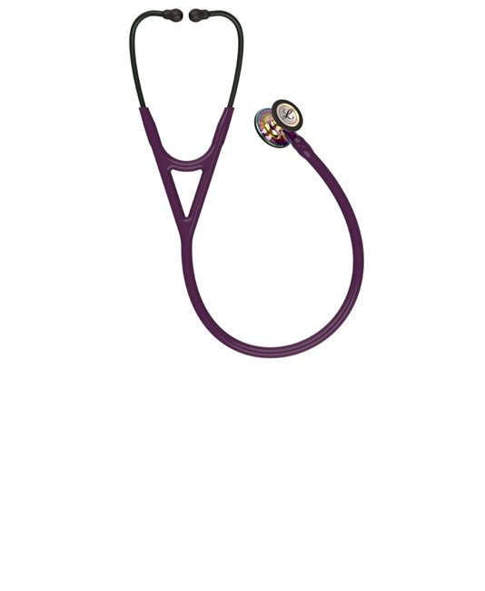 LITTMANN CARDIOLOGY IV - 6239 - prugna - finiture arcobaleno brillanti - conn. viola