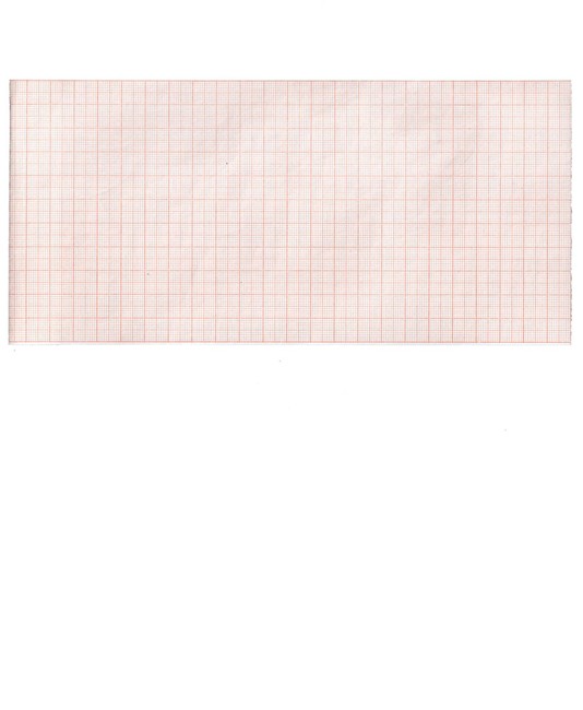 Carta termica ECG 112x23 mmxm - rotolo griglia arancio