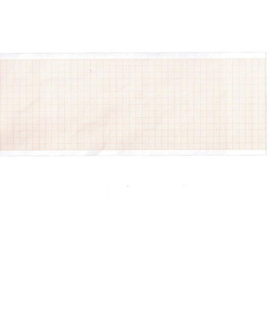 Carta termica ECG 80x20 mmxm - rotolo griglia arancio