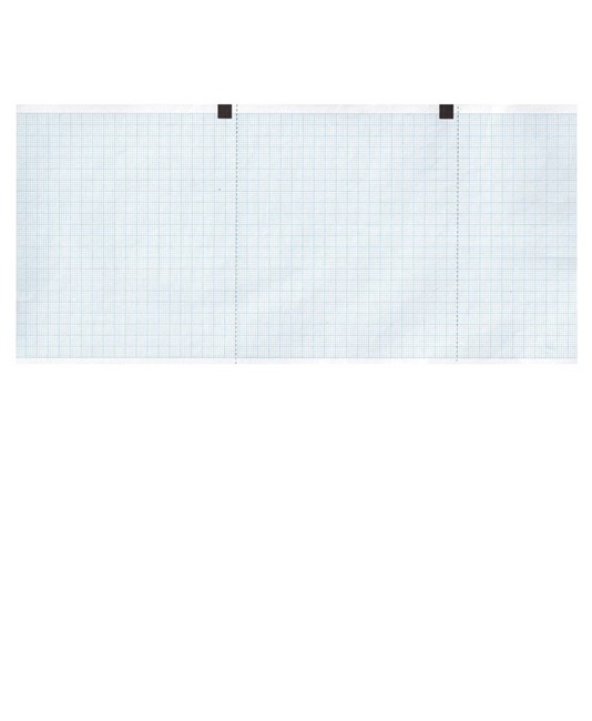 Carta termica ECG 120x18 mmxm - rotolo griglia blu